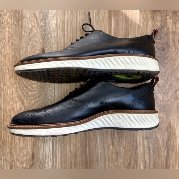 ECCO MEN'S ST 1 HYBRID OXFORD WING SHOE BLACK 83684401001 Size 10.5 EUC - Picture 6 of 7